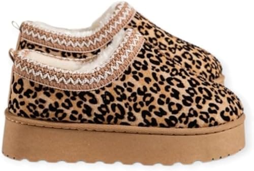 Chaussons Femme Brodés – Intérieur Doux et Confortable – Antidérapants, Chauds et Légers – Idéal Hiver/Maison/Cocooning