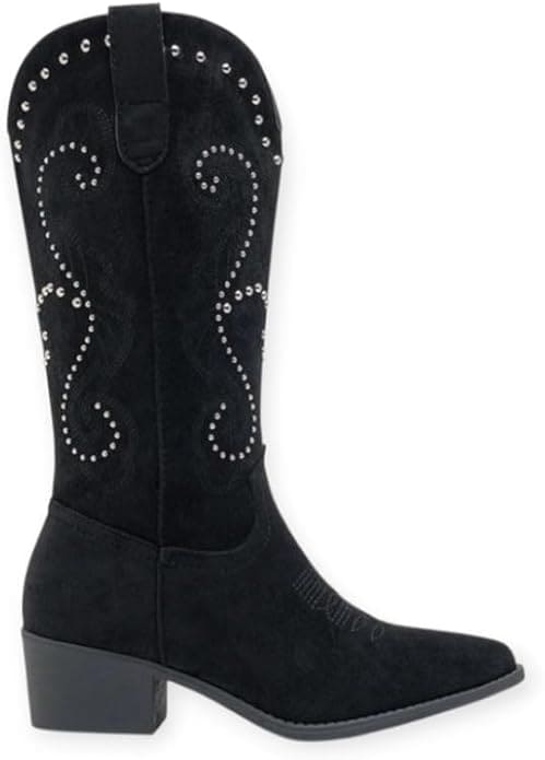 Bottes Western Femme – Style Folk et Élégance – Bottines Cowboy Confortables