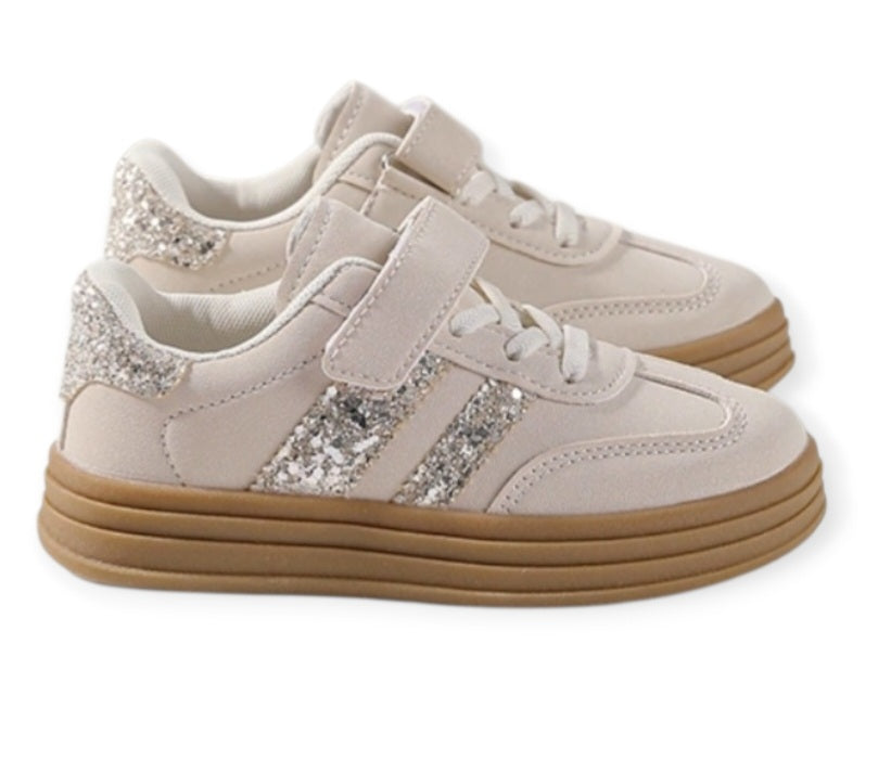 Baskets Enfant avec Scratch – Chaussures Fille – Confortables, – Idéales École & Sport