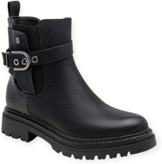 Bottes Hautes Femme Crantées – Élégance et Stabilité, Style Moderne pour Automne/Hiver