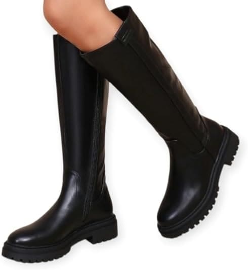 Bottes cavalières femme en simili ou suède – Élégantes, confortables et tendance automne/hiver