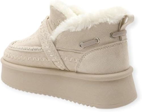 Mules Chaudes Femme avec Broderies et Pampilles – Confortables et élégants – Doublure Douce et Semelle antidérapante