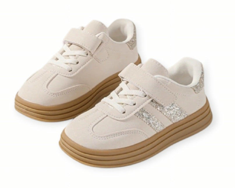 Baskets Enfant avec Scratch – Chaussures Fille – Confortables, – Idéales École & Sport