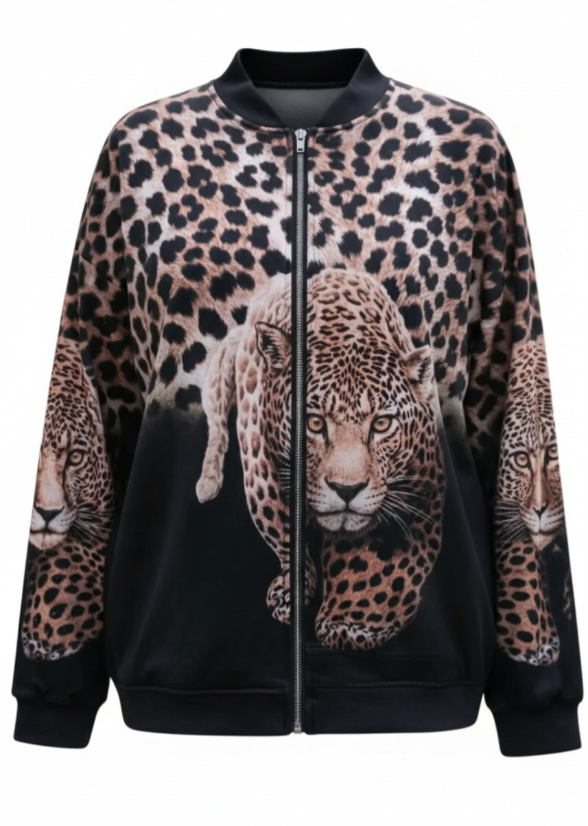 Veste imprimé léopard